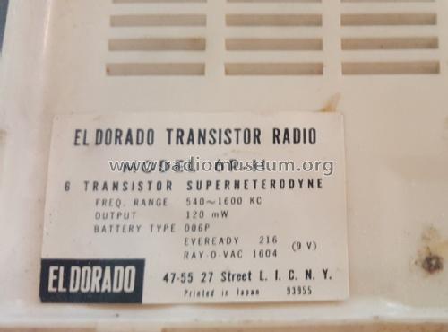 6 Transistor 6P-11; El Dorado; Long (ID = 2225980) Radio