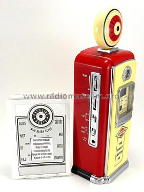 Gasoline Mini AM/FM Radio Clock Art No. 541.908; Unknown - CUSTOM (ID = 2289467) Radio