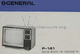 P-141; General, Fujitsu (ID = 587809) Television