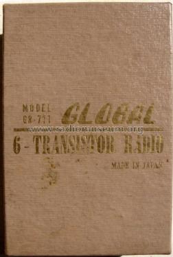 Transistor GR-711; Global Mfg. Co.; (ID = 477589) Radio