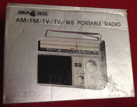 Gold Seal - AM/FM/TV1/TV2/WB Portable Radio 320; Unknown - CUSTOM (ID = 1714260) Radio