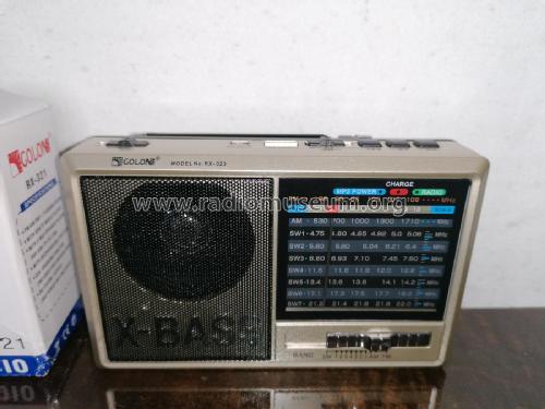Golon FM/AM/SW1-7 9 Bands Radio RX-323; Unknown - CUSTOM (ID = 2948746) Radio