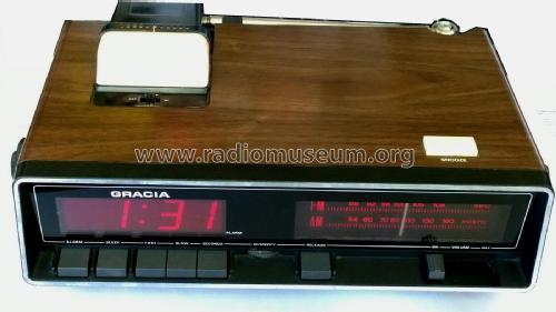 Gracia Digital Clock Radio NT-608 ; New Hope Jitugyou Co (ID = 1995074) Radio