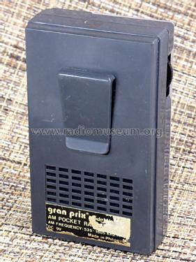 Gran Prix AM Deluxe Pocket Radio A100; GPX Inc. - Gran Prix (ID = 2177994) Radio