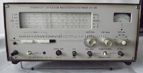 Генератор Сигналов - HF Signal Generator G4-118 - Г4-118; Nizhegorodsky Frunze (ID = 1434173) Ausrüstung