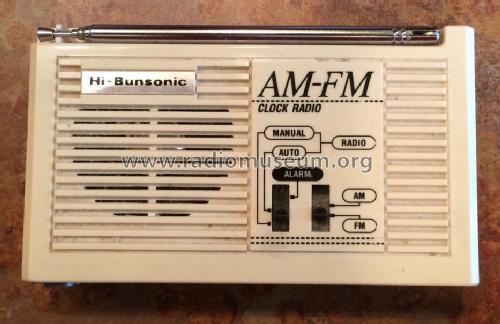 Hi-Bunsonic - AM FM Clock Radio ; Unknown - CUSTOM (ID = 1718601) Radio