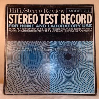 HiFi/Stereo Review - Stereo Test Record 211; Unknown - CUSTOM (ID = 1758770) Equipment