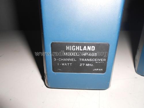Highland 3 channel solid state Transceiver HP 465; Unknown - CUSTOM (ID = 2404302) Cittadina