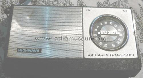 Highwave AM-FM 9 Transistor ; Unknown - CUSTOM (ID = 1912755) Radio