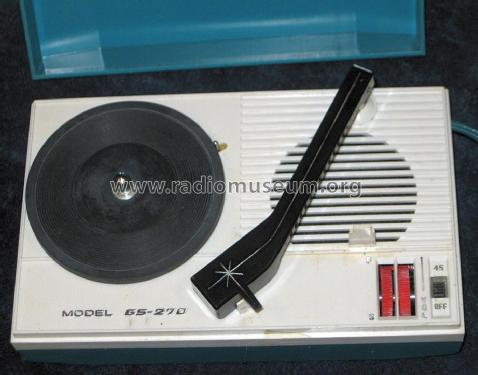 Portable Miniature Record Player Honey Pet GS-270; Unknown - CUSTOM (ID = 1800995) R-Player