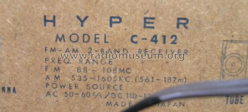 Hyper FM AM C-412; Unknown - CUSTOM (ID = 1247775) Radio
