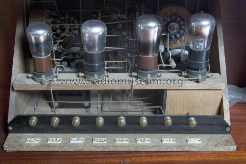 Récepteur à 4 lampes intérieures ; Unknown - CUSTOM (ID = 1944594) Radio