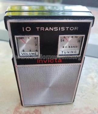 Invicta 10 Transistor 10DL; Unknown - CUSTOM (ID = 2346943) Radio