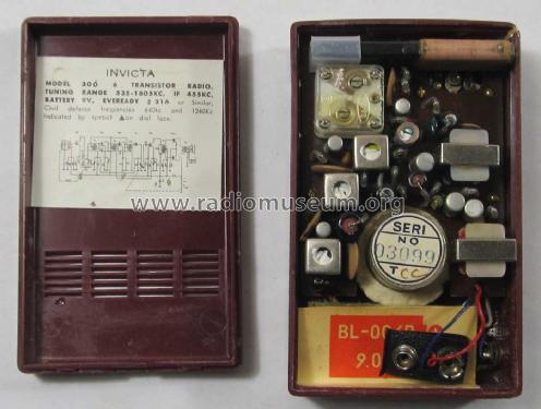 Invicta Six Transistor 300; Unknown - CUSTOM (ID = 2347277) Radio