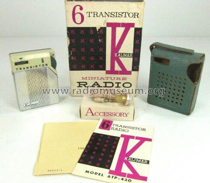 6 Transistor 6TP-430; Kalimar Inc.; (ID = 2527665) Radio