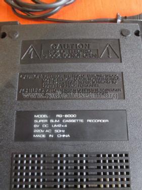 Karma Super Slim Cassette Recorder RG-6000; Unknown - CUSTOM (ID = 1638198) R-Player