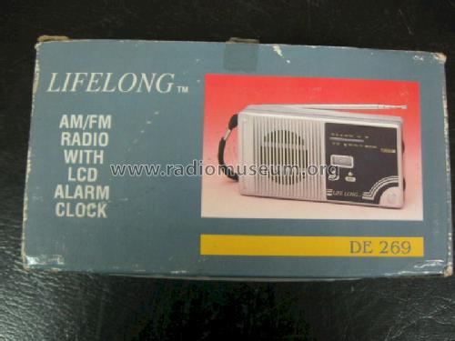 AM/FM Radio with LCD Alarm Clock DE269; Lifelong Life Long; (ID = 1273945) Radio