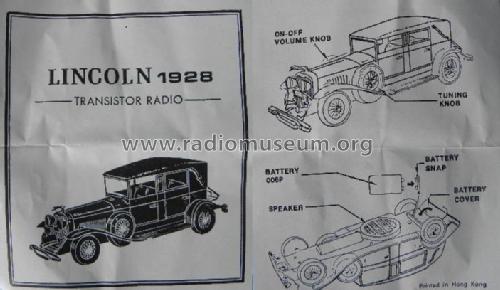 Lincoln L Convertible 1928 ; Unknown - CUSTOM (ID = 894102) Radio
