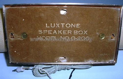 Speaker Box 0-200; Luxtone Lux Tone (ID = 1580641) Speaker-P