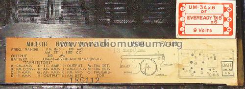 Majestic Transistor 11 FX-408; Unknown - CUSTOM (ID = 1189603) Radio