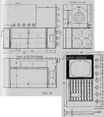 Malachit Transistor TV ; Unknown - CUSTOM (ID = 679653) Television