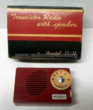 Melson All Transistor 2 Boy's Radio TS-33; Unknown - CUSTOM (ID = 2688892) Radio