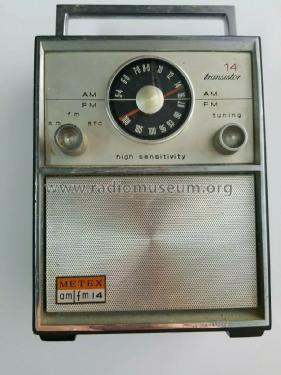 AM/FM 14 Transistor High Sensitivity FM-1401; Metex Noam (ID = 2628640) Radio