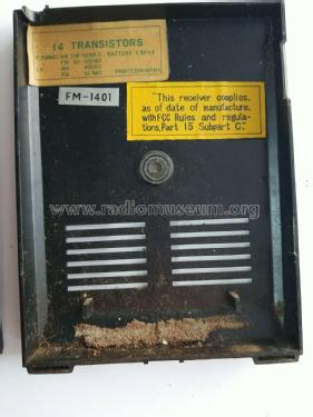 AM/FM 14 Transistor High Sensitivity FM-1401; Metex Noam (ID = 2628643) Radio