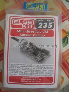 Else Kit Micro ricevitore OM sintonia varicap RS 235; Unknown - CUSTOM (ID = 1687880) Kit