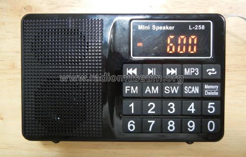 FM/AM/SW Multiband Radio MP3 Mini Speaker L-258; Eonko Star (ID = 2632177) Radio