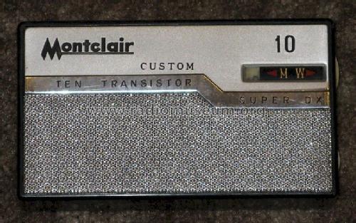 10 Ten Transistor Super DX 1051; Montclair Custom; (ID = 1030868) Radio
