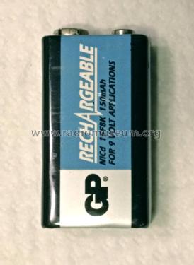 Nickel-Cadmium Akkumulator 9V GP Rechargeable 15F8K; Unknown - CUSTOM (ID = 2149180) A-courant