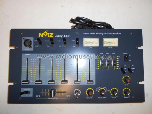 Noiz Stereo Mixer with digital echo & equalizer Easy 140; Unknown - CUSTOM (ID = 2324693) Ampl/Mixer