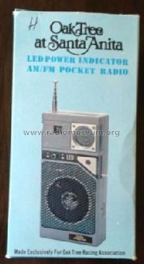 OakTree at Santa Anita - LED Power Indicator AM/FM Pocket Radio ; Unknown - CUSTOM (ID = 1724793) Radio