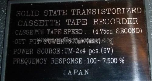 Solid State Cassette Tape Recorder 8000 AC ECM; Ocean Hachiyo (ID = 1696123) Enrég.-R