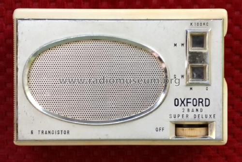 Oxford 2 Bands Super Deluxe 6 Transistor; Unknown - CUSTOM (ID = 2276736) Radio