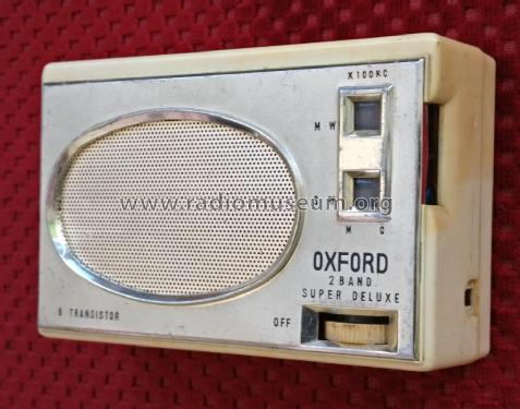 Oxford 2 Bands Super Deluxe 6 Transistor; Unknown - CUSTOM (ID = 2276739) Radio