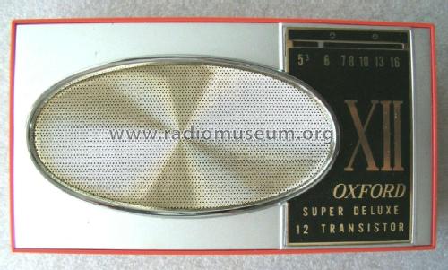 Oxford Super Deluxe 12 Transistor XII TRN-6312N; Unknown - CUSTOM (ID = 2680119) Radio