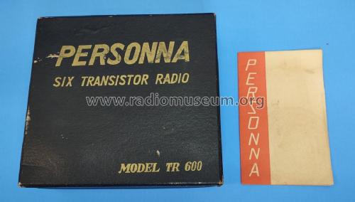 Personna Transistor Six 6T-160 TR-600 TR-64; Fuji High Frequency (ID = 2723117) Radio