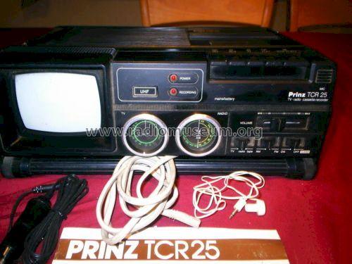 Prinz TV Radio Cassette Recorder TCR 25; Unknown - CUSTOM (ID = 1152268) TV-Radio