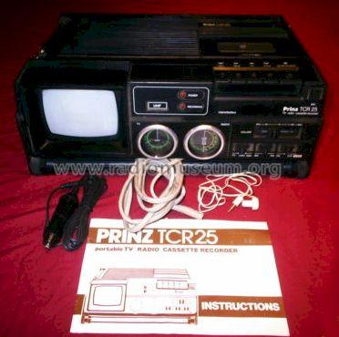 Prinz TV Radio Cassette Recorder TCR 25; Unknown - CUSTOM (ID = 1152270) TV-Radio