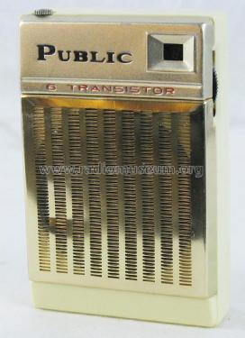 Public 6Transistor ; Unknown - CUSTOM (ID = 1451719) Radio