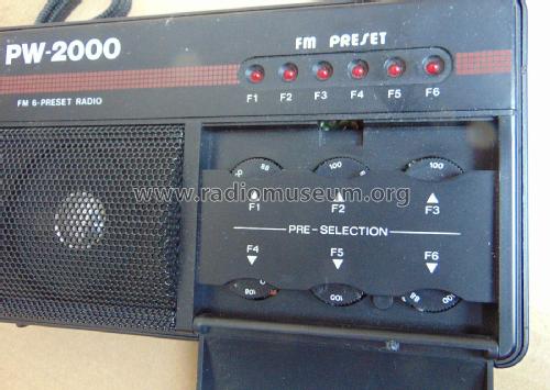FM 6-Preset Radio PW-2000; Unknown - CUSTOM (ID = 2728993) Radio
