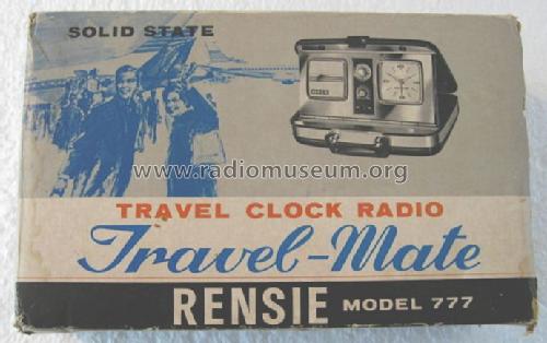 Rensie Travel Clock Radio Travel-Mate 777 ; Aimor Electric Works (ID = 1015335) Radio