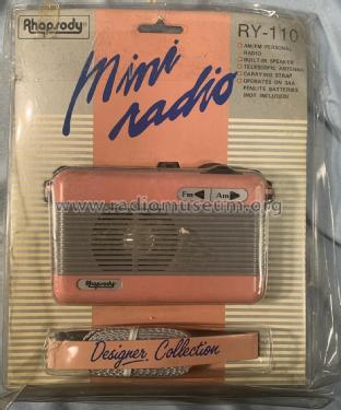 Rhapsody Mini Radio Designer Collection RY-110; Unknown - CUSTOM (ID = 2821532) Radio