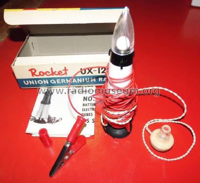 Rocket - Germanium Radio UX-120; Union Co. Ltd.; (ID = 1790887) Crystal