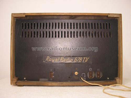 Royal-Radio 678 TV; Unknown - CUSTOM (ID = 1960746) Radio