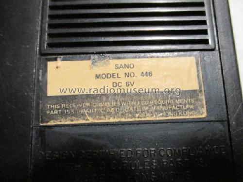 Sano Portable FM/AM Radio Solid State 446; Unknown - CUSTOM (ID = 2367306) Radio