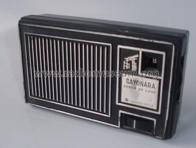 Sayonara Super de Luxe 6 Transistor; Swops Electronics Co (ID = 751480) Radio