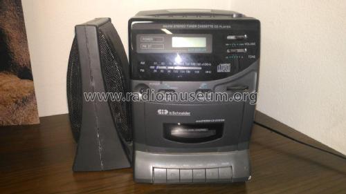 SID by Schneider - AM/FM Stereo Tuner Cassette CD Player micro 384CD; Unknown - CUSTOM (ID = 2033570) Radio